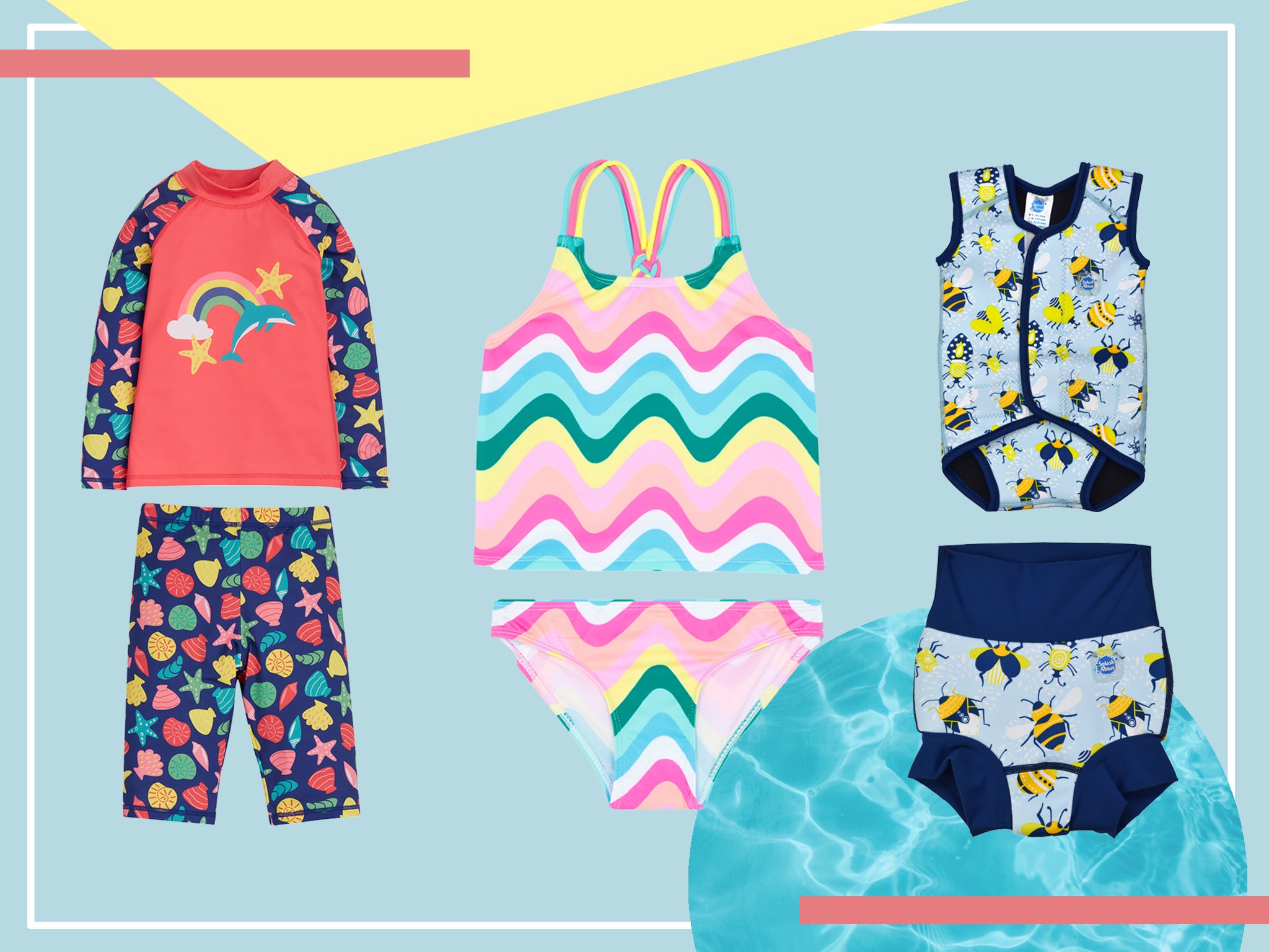 Spf on sale swimwear kids